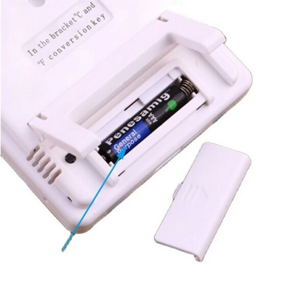 🌷NEW Digital Hygrometer Thermometer Humidity Temperature Weather Station Clock - Picture 6 of 16